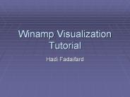 Winamp Visualization Tutorial