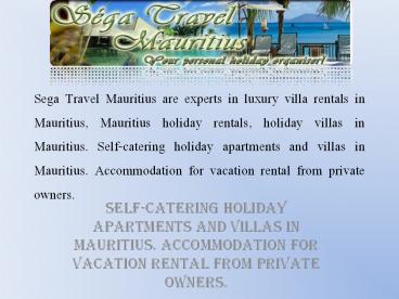 Mauritius car rental