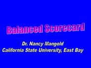Balanced Scorecard