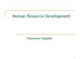 Human Resource Development PowerPoint PPT Presentation