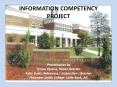 INFORMATION COMPETENCY PROJECT PowerPoint PPT Presentation