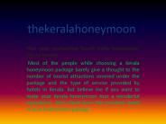 Honeymoon Tour Packages To Kerala