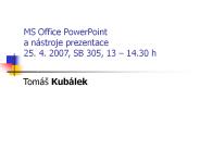 MS Office PowerPoint a n