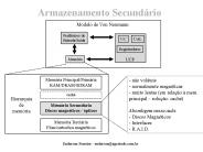 Armazenamento Secund