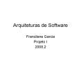Arquiteturas de Software PowerPoint PPT Presentation