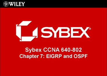 Sybex CCNA 640-802
