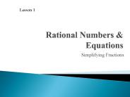 Rational Numbers