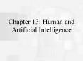 Chapter 13: Human and Artificial Intelligence PowerPoint PPT Presentation