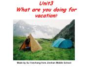 Unit3 What are you doing for vacation?
