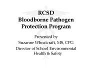 RCSD Bloodborne Pathogen Protection Program