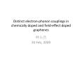 Distinct electron-phonon couplings in chemically doped and field-effect doped graphenes PowerPoint PPT Presentation