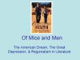 The American Dream, The Great Depression, PowerPoint PPT Presentation