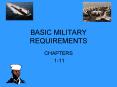 BASIC MILITARY REQUIREMENTS PowerPoint PPT Presentation