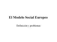 El Modelo Social Europeo