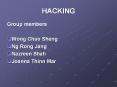 HACKING PowerPoint PPT Presentation