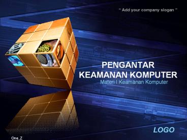 PENGANTAR KEAMANAN KOMPUTER