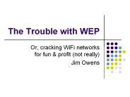 The Trouble with WEP