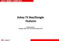 Askey TV Box/Dongle Features Implemented by Chengdu UESTC Univ. and TianFu Software Park PowerPoint PPT Presentation