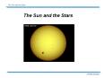 The Sun and the Stars PowerPoint PPT Presentation