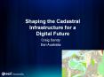 Shaping the Cadastral Infrastructure for a Digital Future PowerPoint PPT Presentation