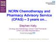 NCRN Chemotherapy and Pharmacy Advisory Service (CPAS)  PowerPoint PPT Presentation