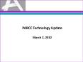 PARCC Technology Update PowerPoint PPT Presentation