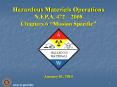 Hazardous Materials Operations PowerPoint PPT Presentation