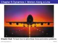 Chapter 6 Dynamics I: Motion Along a Line PowerPoint PPT Presentation