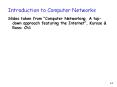 Introduction to Computer Networks PowerPoint PPT Presentation