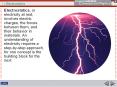 Electrostatics, or electricity at rest, involves electric charges, the forces between them, and their behavior in materials. An understanding of electricity requires a step-by-step approach, for one concept is the building block for the next. PowerPoint PPT Presentation