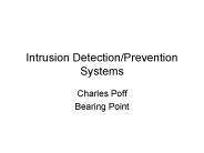 Intrusion Detection/Prevention Systems