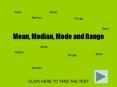 Mean, Median, Mode and Range PowerPoint PPT Presentation
