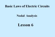 Basic Laws of Electric Circuits