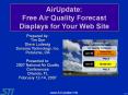 AirUpdate: Free Air Quality Forecast Displays for Your Web Site PowerPoint PPT Presentation