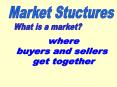 Market Stuctures PowerPoint PPT Presentation