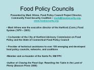 Food Policy Councils
