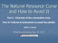 The Natural Resource Curse and How to Avoid It PowerPoint PPT Presentation
