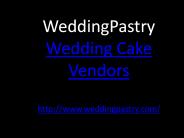 Wedding Cake Vendors
