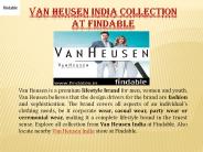 Van Heusen India Collection at Findable