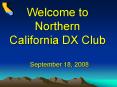 Welcome to Northern California DX Club PowerPoint PPT Presentation
