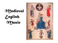 Medieval English Music PowerPoint PPT Presentation