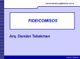 FIDEICOMISOS PowerPoint PPT Presentation