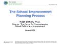 The School Improvement Planning Process PowerPoint PPT Presentation