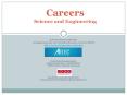 Careers Science and Engineering PowerPoint PPT Presentation