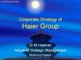 Corporate Strategy of Haier Group PowerPoint PPT Presentation