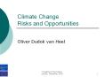 Climate Change Risks and Opportunities PowerPoint PPT Presentation