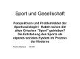 Sport und Gesellschaft PowerPoint PPT Presentation