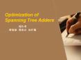 Optimization of Spanning Tree Adders PowerPoint PPT Presentation