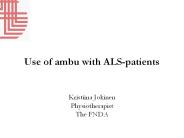 Use of ambu with ALS-patients