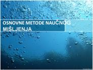OSNOVNE METODE NAUCNOG MI